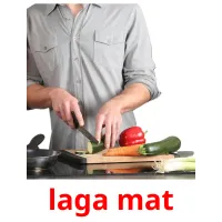 laga mat Bildkarteikarten