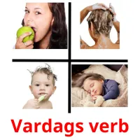 Vardags verb Bildkarteikarten