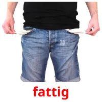 fattig Bildkarteikarten