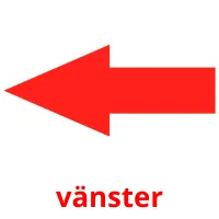 vänster Bildkarteikarten