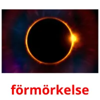 förmörkelse Bildkarteikarten