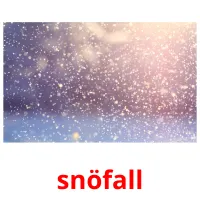 snöfall ansichtkaarten