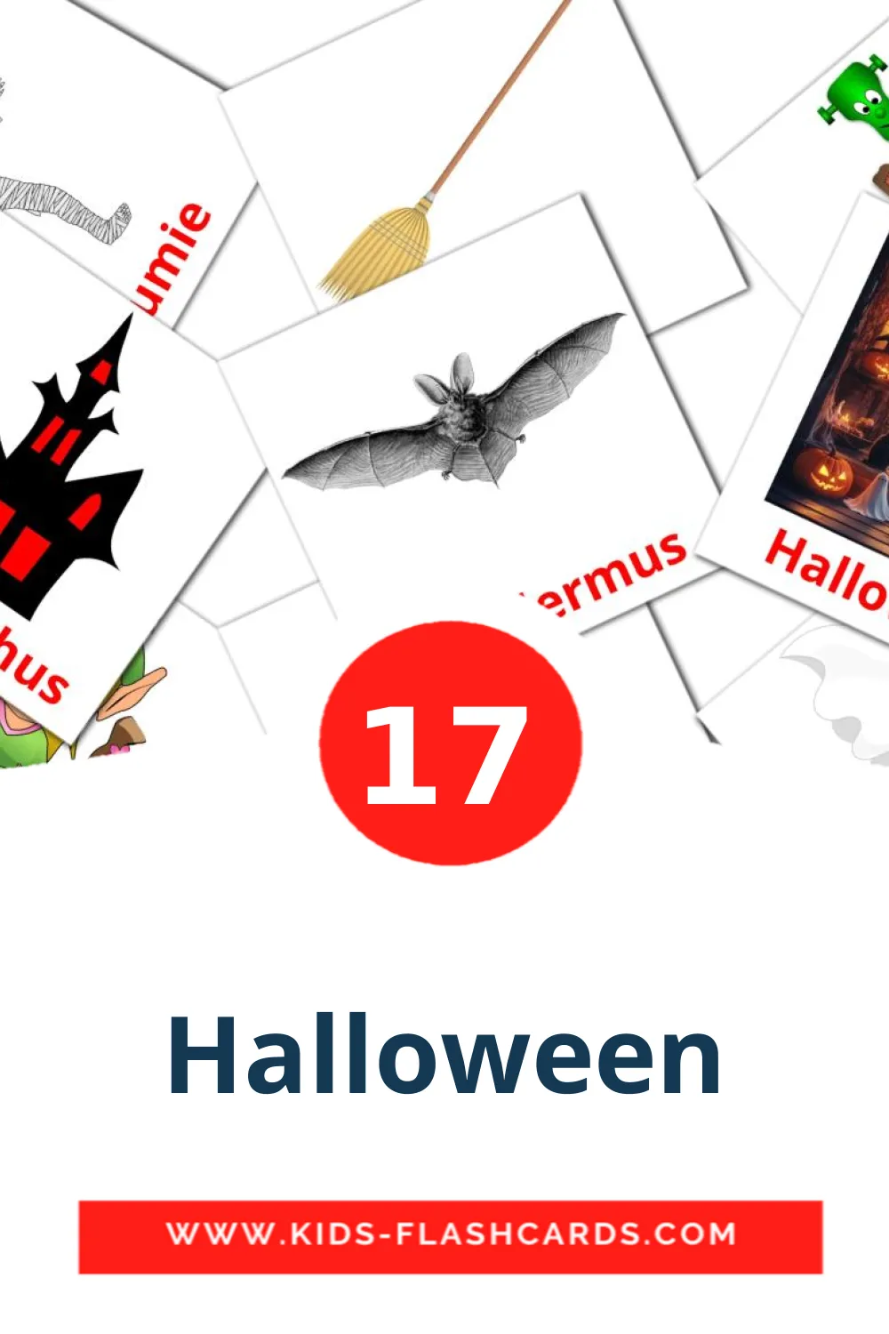 17 Halloween fotokaarten voor kleuters in het zweeds