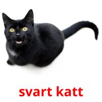 svart katt card for translate