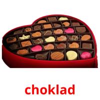 choklad picture flashcards