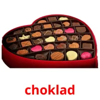 choklad ansichtkaarten