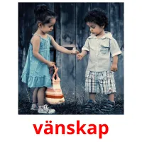 vänskap picture flashcards