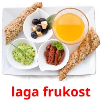 laga frukost picture flashcards