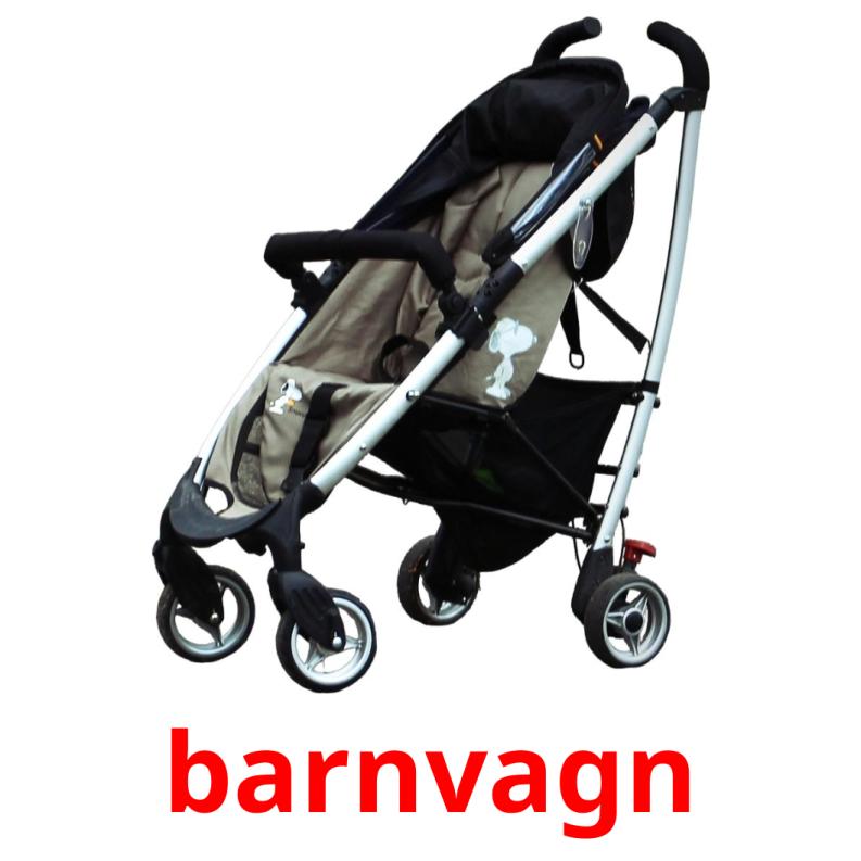 barnvagn picture flashcards