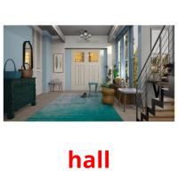 hall picture flashcards
