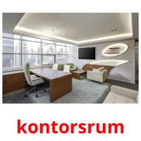 kontorsrum cartões com imagens