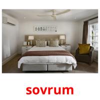 sovrum picture flashcards