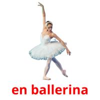 en ballerina Tarjetas didacticas