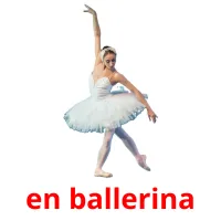 en ballerina picture flashcards