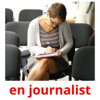 en journalist picture flashcards