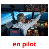 en pilot picture flashcards