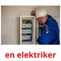 en elektriker cartes flash