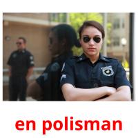 en polisman picture flashcards