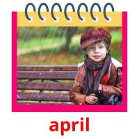 april picture flashcards