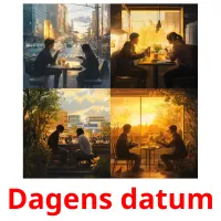 Dagens datum Tarjetas didacticas