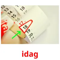 idag Tarjetas didacticas