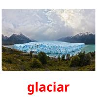 glaciar flashcards illustrate