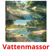 Vattenmassor flashcards illustrate