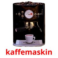 kaffemaskin picture flashcards