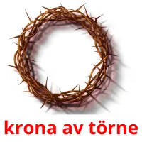 krona av törne ansichtkaarten