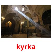 kyrka picture flashcards