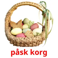 påsk korg ansichtkaarten