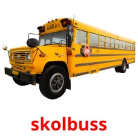 skolbuss ansichtkaarten