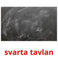 svarta tavlan ansichtkaarten