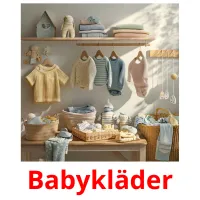 Babykläder Tarjetas didacticas