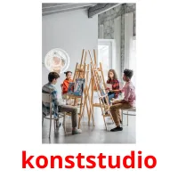 konststudio ansichtkaarten