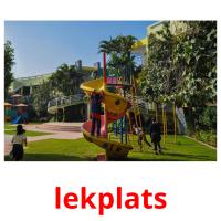 lekplats picture flashcards