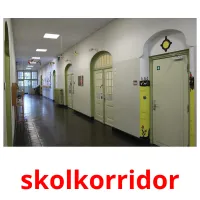 skolkorridor ansichtkaarten