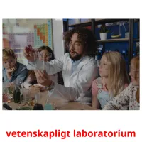 vetenskapligt laboratorium ansichtkaarten