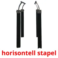 horisontell stapel Bildkarteikarten