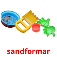 sandformar Bildkarteikarten