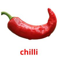 chilli picture flashcards