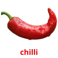 chilli picture flashcards