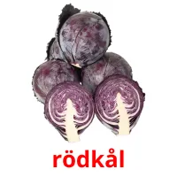 rödkål picture flashcards