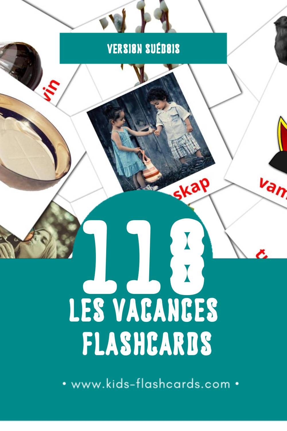 Flashcards Visual högtider pour les tout-petits (87 cartes en Suédois)