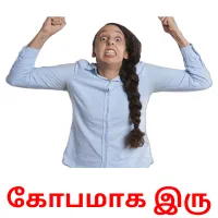 கோபமாக இரு Bildkarteikarten