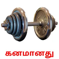 கனமானது Bildkarteikarten