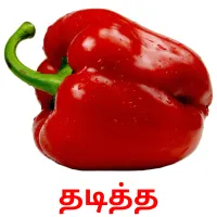 தடித்த Bildkarteikarten