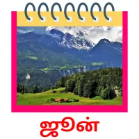 ஜூன் picture flashcards