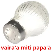 vaira'a miti papa'ā flashcards illustrate