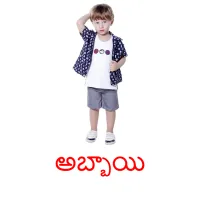 అబ్బాయి picture flashcards